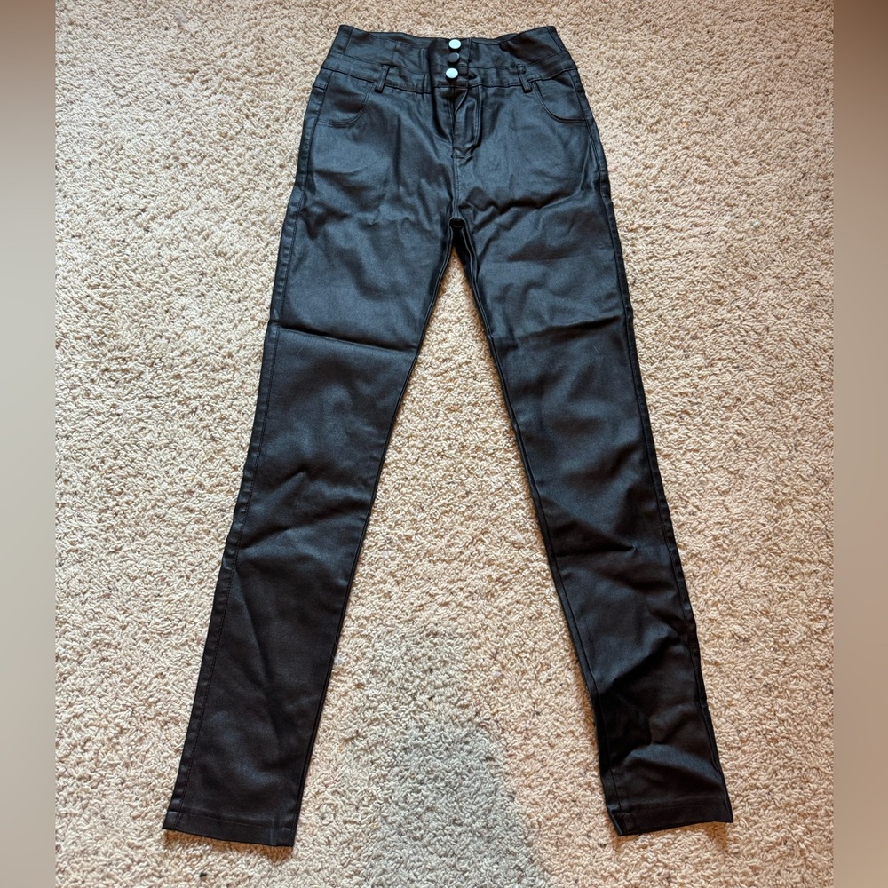 Pleather pants